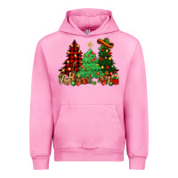 Fuchsia Pink Mexican Christmas trees Urban Hoodie - NancyCooperArtShop