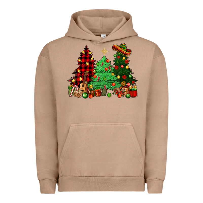 Mexican Christmas Trees Urban Hoodie by NancyCooperArtShop | Teevron