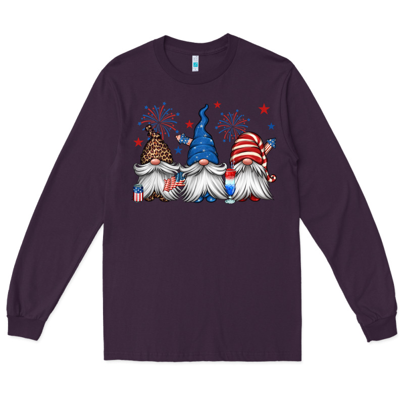 4th Of July Gnomes Long Sleeve Tee by Jasminsmagicworld | Teevron