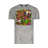 Cloud Rock mardi gras leopard horse seamless pattern Vintage Tee - FaDigitalArtStudio