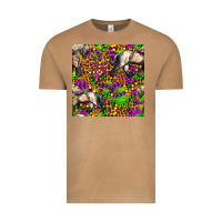 Vintage Camel mardi gras leopard horse seamless pattern Vintage Tee - FaDigitalArtStudio