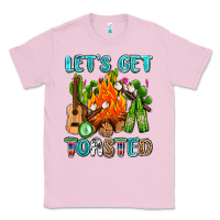 Bubblegum Pink let's get toasted with camp fire Classic Tee - AdoDesignShop