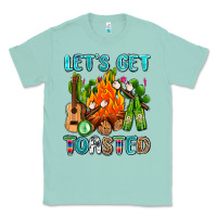 Seafoam let's get toasted with camp fire Classic Tee - AdoDesignShop