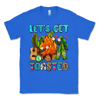 True Royal let's get toasted with camp fire Classic Tee - AdoDesignShop