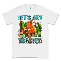 White let's get toasted with camp fire Classic Tee - AdoDesignShop
