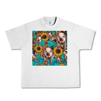 Lunar Rock cute pig with patches seamless pattern Urban Heavy Tee - HRA Design Shop