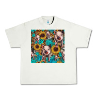 Pistachio cute pig with patches seamless pattern Urban Heavy Tee - HRA Design Shop