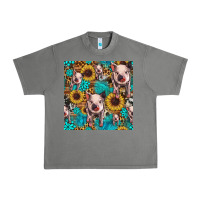 Tornado cute pig with patches seamless pattern Urban Heavy Tee - HRA Design Shop