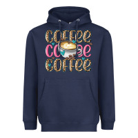 Navy coffee coffee coffee Heavyweight Hoodie - MaliasSmallBusiness
