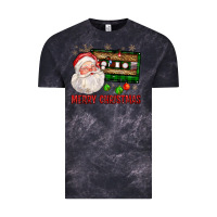 Cloud Black Merry christmas santa cassette Vintage Tee - FaDigitalArtStudio
