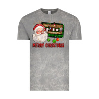 Cloud Rock Merry christmas santa cassette Vintage Tee - FaDigitalArtStudio