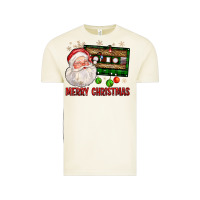 Vintage Arctic Merry christmas santa cassette Vintage Tee - FaDigitalArtStudio