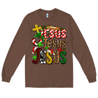Chestnut jesus jesus jesus Long Sleeve Tee - AdoDesignShop