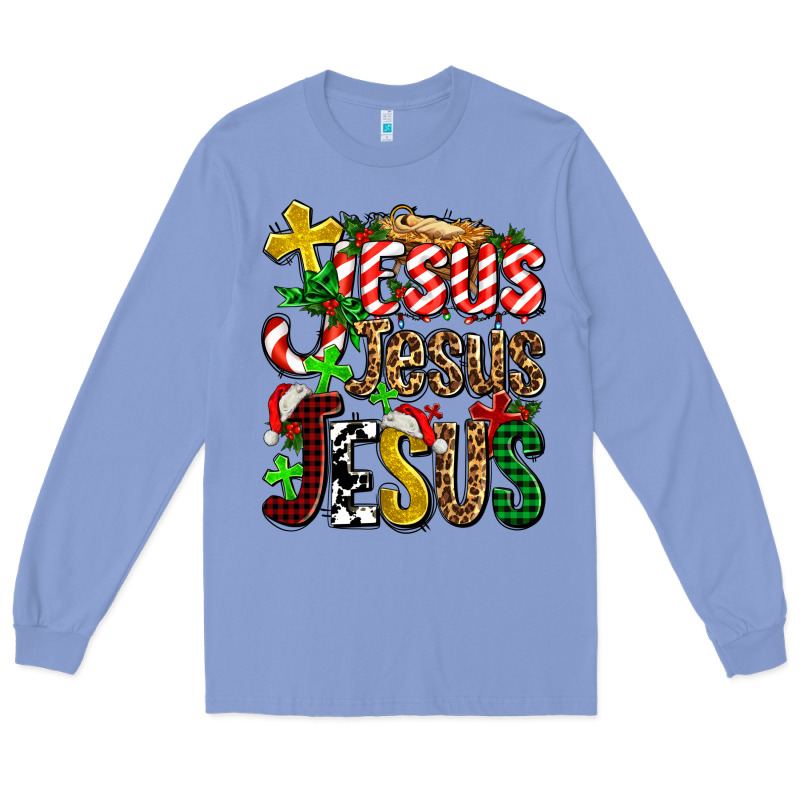 Jesus Jesus Jesus Long Sleeve Tee by AdoDesignShop | Teevron