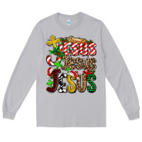 Moon Dust jesus jesus jesus Long Sleeve Tee - AdoDesignShop