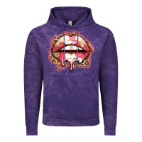 Cloud Purple volleyball lips Vintage Hoodie - Zillion Design Studio