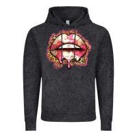 Vintage Black volleyball lips Vintage Hoodie - Zillion Design Studio
