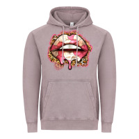 Vintage Zinc volleyball lips Vintage Hoodie - Zillion Design Studio