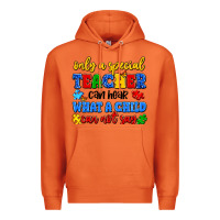 Carrot only a special teacher can hear what a child can n Premium Hoodie - Artiststas