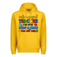 Lemon only a special teacher can hear what a child can n Premium Hoodie - Artiststas
