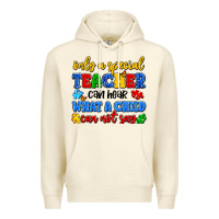 Sandshell only a special teacher can hear what a child can n Premium Hoodie - Artiststas