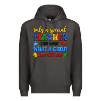 Smoke only a special teacher can hear what a child can n Premium Hoodie - Artiststas