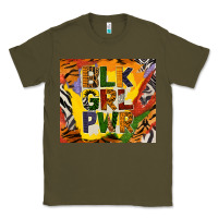 Army Green black girl power tumbler Classic Tee - BundleAndBundleShop