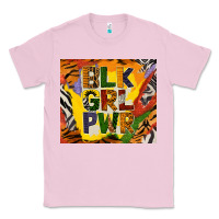 Bubblegum Pink black girl power tumbler Classic Tee - BundleAndBundleShop