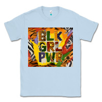 Dusty Blue black girl power tumbler Classic Tee - BundleAndBundleShop
