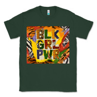 Sports Green black girl power tumbler Classic Tee - BundleAndBundleShop