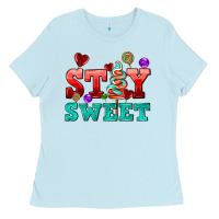 Baby Blue stay sweet Ladies Tee - AdoDesignShop