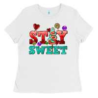 White stay sweet Ladies Tee - AdoDesignShop