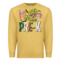 Antique Gold little miss pre k Premium Sweatshirt - NancyCooperArtShop