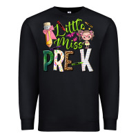 Black little miss pre k Premium Sweatshirt - NancyCooperArtShop