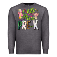 Charcoal Heather little miss pre k Premium Sweatshirt - NancyCooperArtShop
