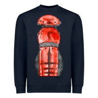 Navy red leg guard fa element Heavyweight Sweatshirt - FaDigitalArtStudio