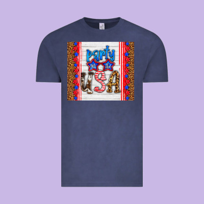 Party In The Usa Vintage Tee Designed By Hra Design Shop