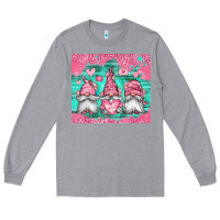Heather Grey valentines day gnomes Long Sleeve Tee - Jasminsmagicworld