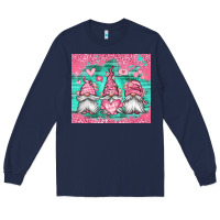 Navy valentines day gnomes Long Sleeve Tee - Jasminsmagicworld