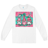 White valentines day gnomes Long Sleeve Tee - Jasminsmagicworld