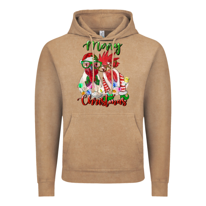 Christmas Roosters Vintage Hoodie by RanaPortraitStore | Teevron