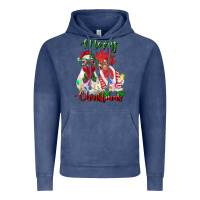 Vintage Denim christmas roosters Vintage Hoodie - RanaPortraitStore