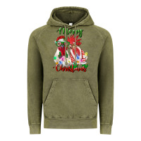 Vintage Olive christmas roosters Vintage Hoodie - RanaPortraitStore