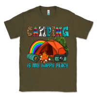 Army Green camping is my happy  place Classic Tee - AdoDesignShop