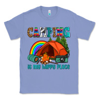 Colony Blue camping is my happy  place Classic Tee - AdoDesignShop