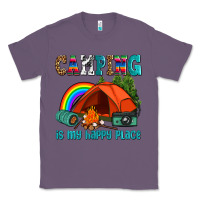 Lavender camping is my happy  place Classic Tee - AdoDesignShop