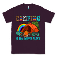 Plum camping is my happy  place Classic Tee - AdoDesignShop