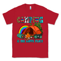 Red camping is my happy  place Classic Tee - AdoDesignShop