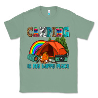 Sage camping is my happy  place Classic Tee - AdoDesignShop