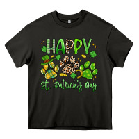 Asphalt happy st. patricks day paws Heavy Core Tee - Artiststas